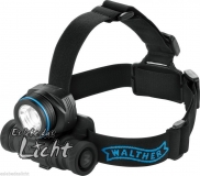 WALTHER PRO Hl11 Stirnlampe LED Leuchte 205 Lumen inkl Batterien